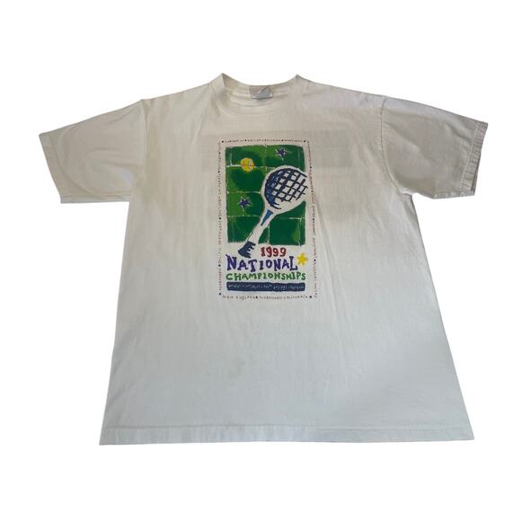 Vintage 90's USTA 1999 National Championships Tennis Pickleball Unisex Large - Picture 1 of 9